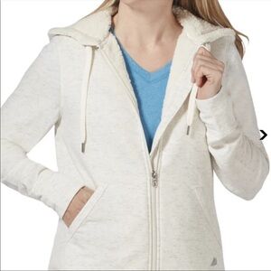 🥶😀Free2B - Cream Luxe Sherpa Hoodie - XXL